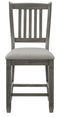 Homelegance Granby Counter Height Chair in Antique Gray (Set of 2) 5627GY-24