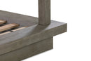 Melbourne Wood Canopy Bed in Mineral