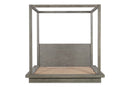 Melbourne Wood Canopy Bed in Mineral