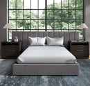 Monty Upholstered Wall Bed in Stormy Night