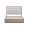 Modus Furniture Oxford (Mineral)  Panel Bed