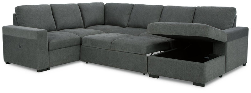 Millcoe 3-Piece Sectional with Pop Up Bed
