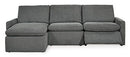 Hartsdale 3-Piece Left Arm Facing Reclining Sofa Chaise
