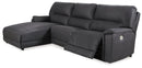 Henefer 3-Piece Power Reclining Sectional with Chaise
