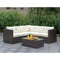 Ilona Brown/Beige L-Sectional + Coffee Table