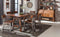 Homelegance Holverson Counter Height Chair in Rustic Brown (Set of 2)