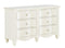 Homelegance Meghan 6 Drawer Dresser in White 2058WH-5