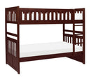 Homelegance Rowe Twin/Twin Bunk Bed in Dark Cherry B2013DC-1*