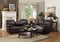 Homelegance Furniture Cassville Double Reclining Sofa in Dark Brown 8403-3