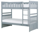 Homelegance Orion Twin/Twin Bunk Bed in Gray B2063-1*