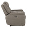 Homelegance Furniture Danio Power Double Reclining Chair with Power Headrests in Brownish Gray 9528BRG-1PWH