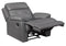 Homelegance Furniture Lambent Double Reclining Chair in Dark Gray