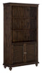 Homelegance Cardano Bookcase in Charcoal 1689-18