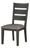 Homelegance Baresford Side Chair in Gray (Set of 2)