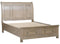 Homelegance Bethel Queen Sleigh Platform Bed with Footboard Storage in Gray 2259GY-1*