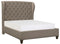 Homelegance Vermillion Queen Upholstered Panel Bed in Gray 5442-1*