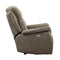 Homelegance Furniture Shola Power Reclining Chair in Chocolate
