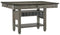 Homelegance Granby Counter Height Dining Table in Coffee and Antique Gray 5627GY-36*
