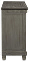 Homelegance Granby Server in Coffee and Antique Gray 5627GY-40