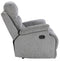 Homelegance Furniture Sherbrook Glider Reclining Chair in Gray