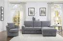 Homelegance Furniture Morelia Swivel Chair in Dark Gray 9468DG-1