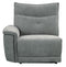 Homelegance Furniture Tesoro Left Side Reclining Chair in Dark Gray 9509DG-LR