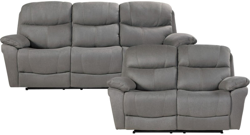 Homelegance Furniture Longvale Double Reclining Sofa with Power Headrests