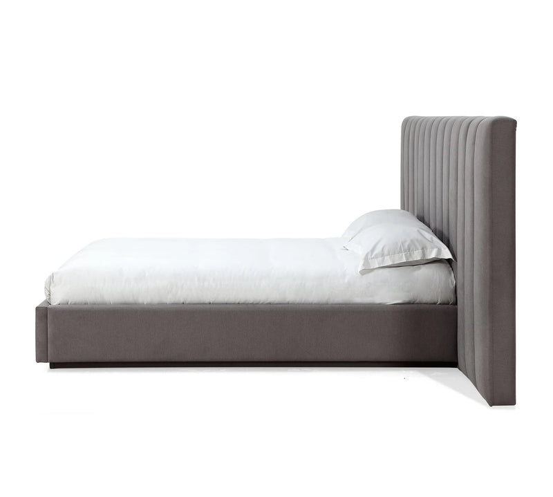 Monty Upholstered Wall Bed in Stormy Night