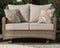 Clear Ridge Outdoor Glider Loveseat and Coffee Table