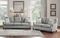 Grey Fabric Sofa and Love Seat - Homelegence