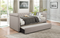 Edmund Collection Light Gray Fabric Daybed with Trundle 4970*