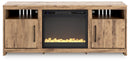 Hyanna 63" TV Stand with Electric Fireplace