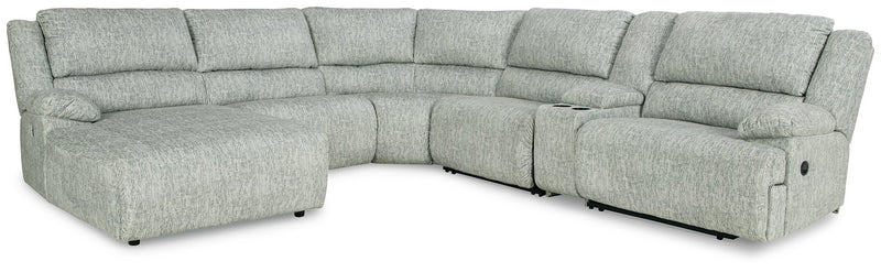 McClelland 6-Piece Reclining Sectional with Chaise image