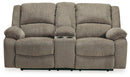 Draycoll Power Reclining Loveseat with Console image