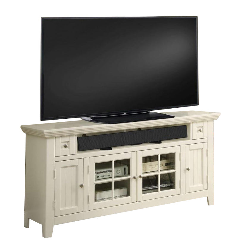 Parker House Tidewater 62" TV Console in Vintage White image