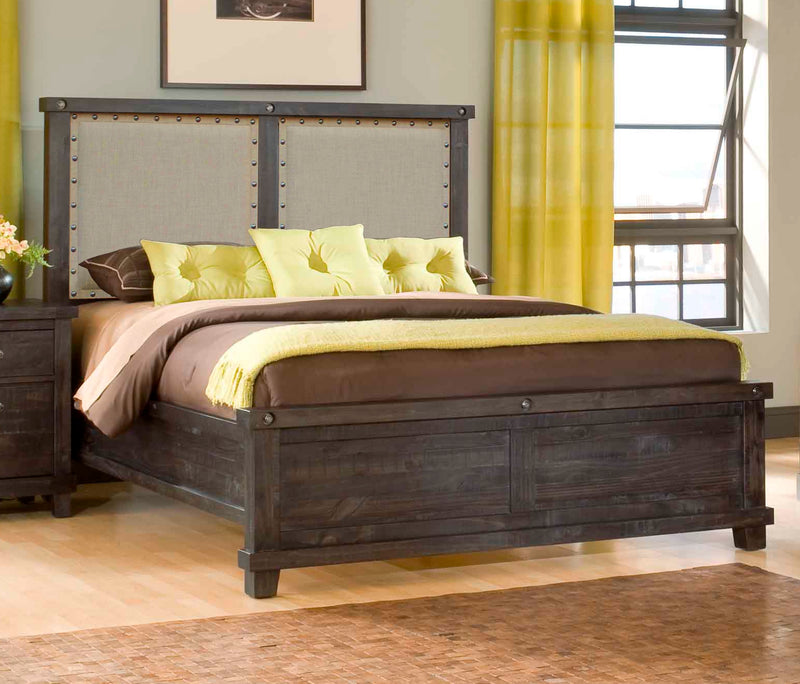 Modus Furniture Yosemite Low-Profile Fabric Bed
