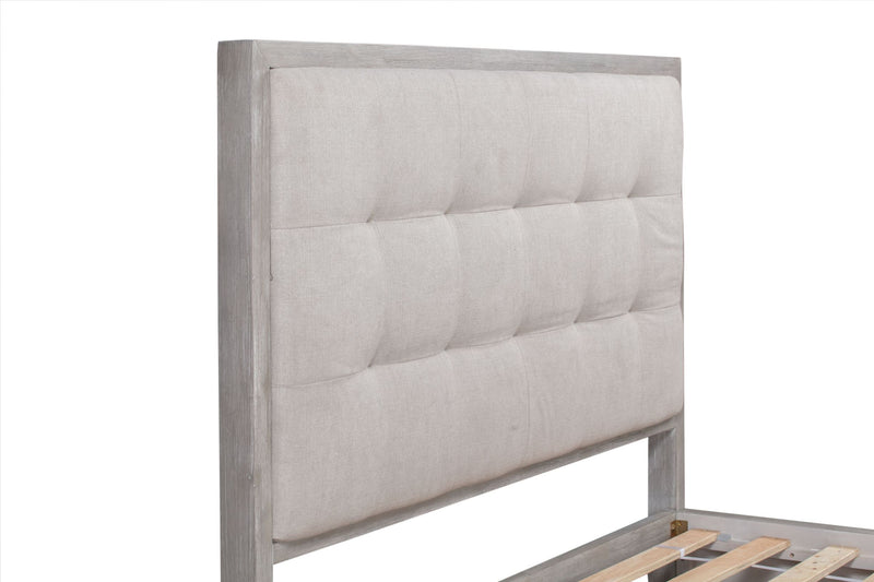 Modus Furniture Oxford (Mineral)  Panel Bed