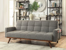 Nettie Gray/Oak Futon Sofa image
