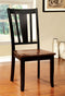 DOVER Black/Cherry Side Chair (2/CTN) image