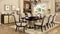 Ornette Espresso/Champagne 9 Pc. Dining Table Set (2AC+6SC) image