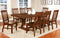 FOSTER I Dark Oak Dining Table w/ 1x18 Leaf image