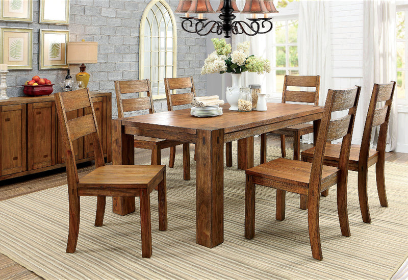 FRONTIER 6 Pc. Dining Table Set w/ Bench image