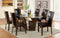 MANHATTAN I Brown Cherry 7 Pc. Oval Dining Table Set image