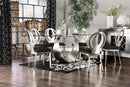 ORLA Silver/Black 7 Pc. Dining Table Set image