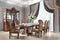Lucie Brown Cherry 7 Pc. Dining Table Set (2AC+4SC) image