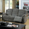 MILLVILLE Gray Sofa w/ 2 Recliners image