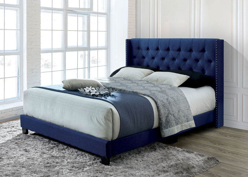 JENELLE Cal.King Bed, Navy image