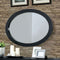 LENNART II Black Oval Mirror image