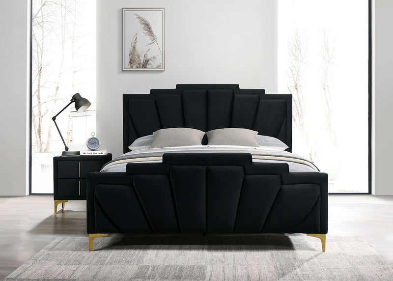 FLORIZEL Queen Bed, Black image