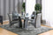 Glenview I Gray/Chrome Dining Table image